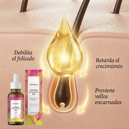Cyperus Rotundus Oil (60 ml) | Piel Suave y Menos Vello de Forma Natural