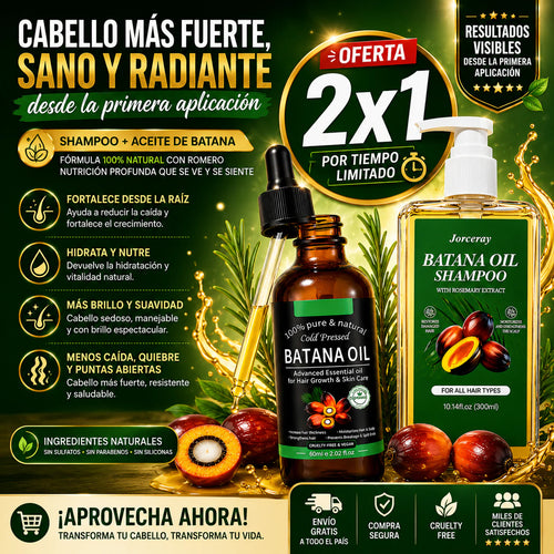 Reparación Intensiva para tu Cabello | Kit Aceite de Batana + Shampoo
